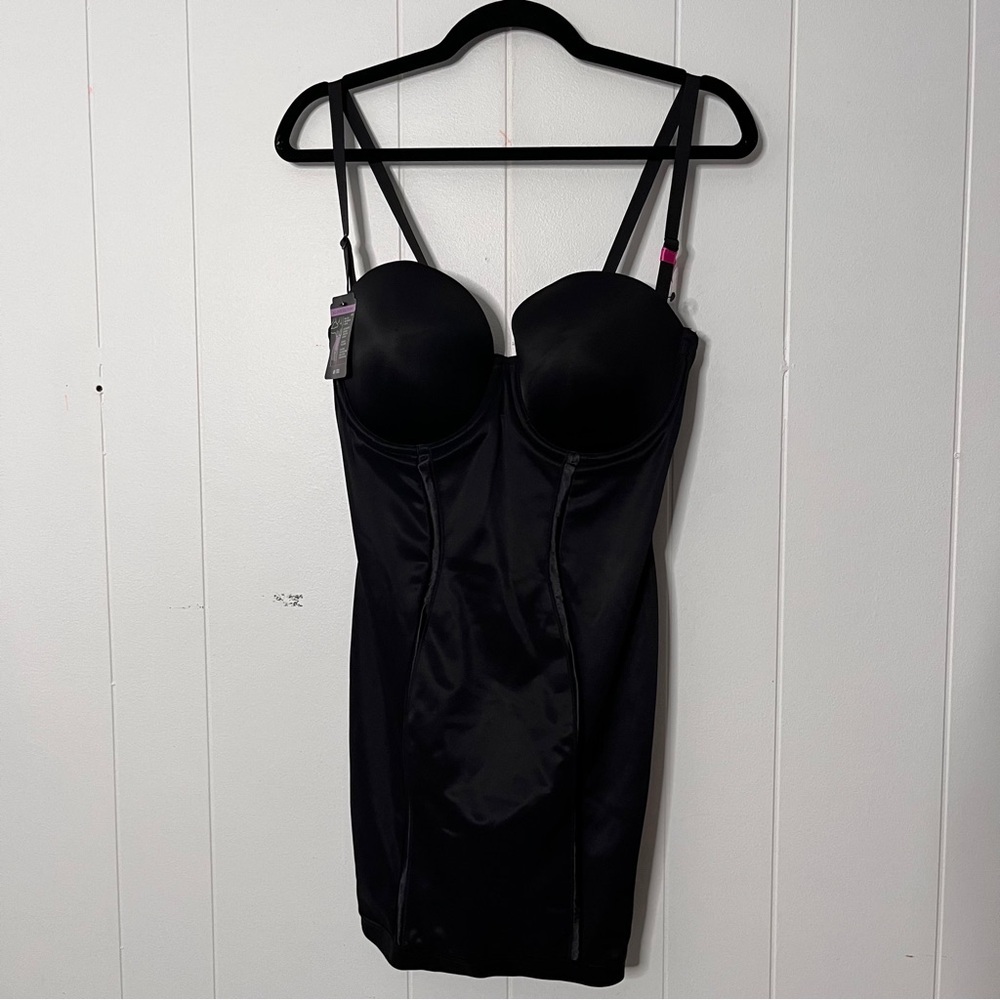 Maidenform Black Control Top Slip Style Underwire Bra Size 36D NWT